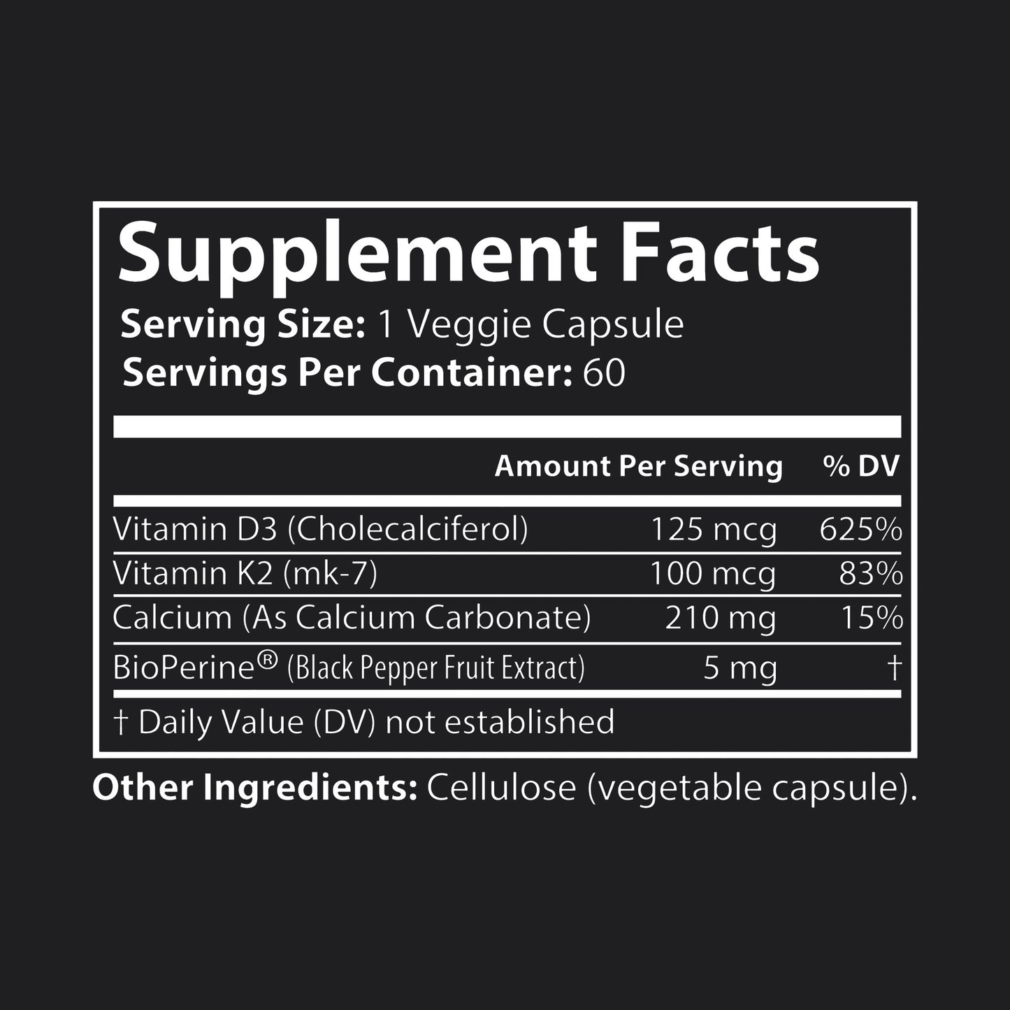 Shift Shield – Defend the night crew. Vitamin K2 + D3 Supplement