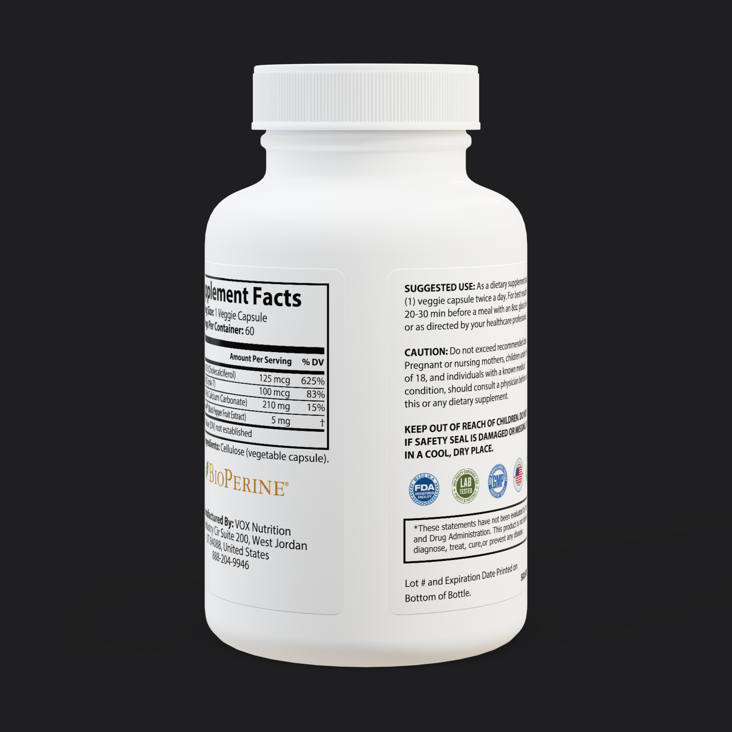 Shift Shield – Defend the night crew. Vitamin K2 + D3 Supplement