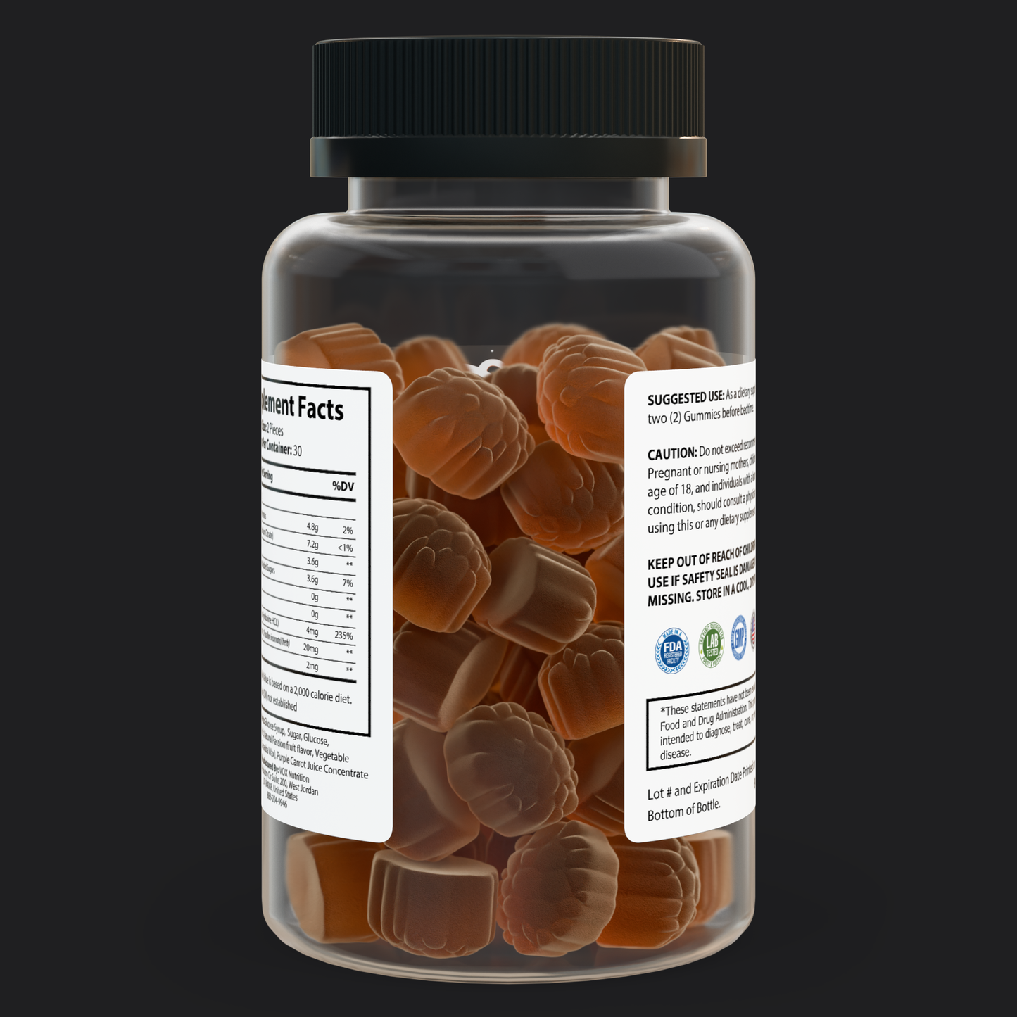 Day Sleeper – Rest deep, night warrior. Fruity Sleep Well Gummies