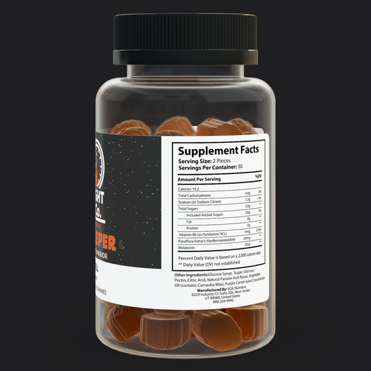 Day Sleeper – Rest deep, night warrior. Fruity Sleep Well Gummies