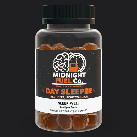 Day Sleeper – Rest deep, night warrior. Fruity Sleep Well Gummies